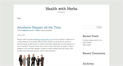 Desktop Screenshot of healthwithherbs.org