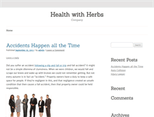 Tablet Screenshot of healthwithherbs.org